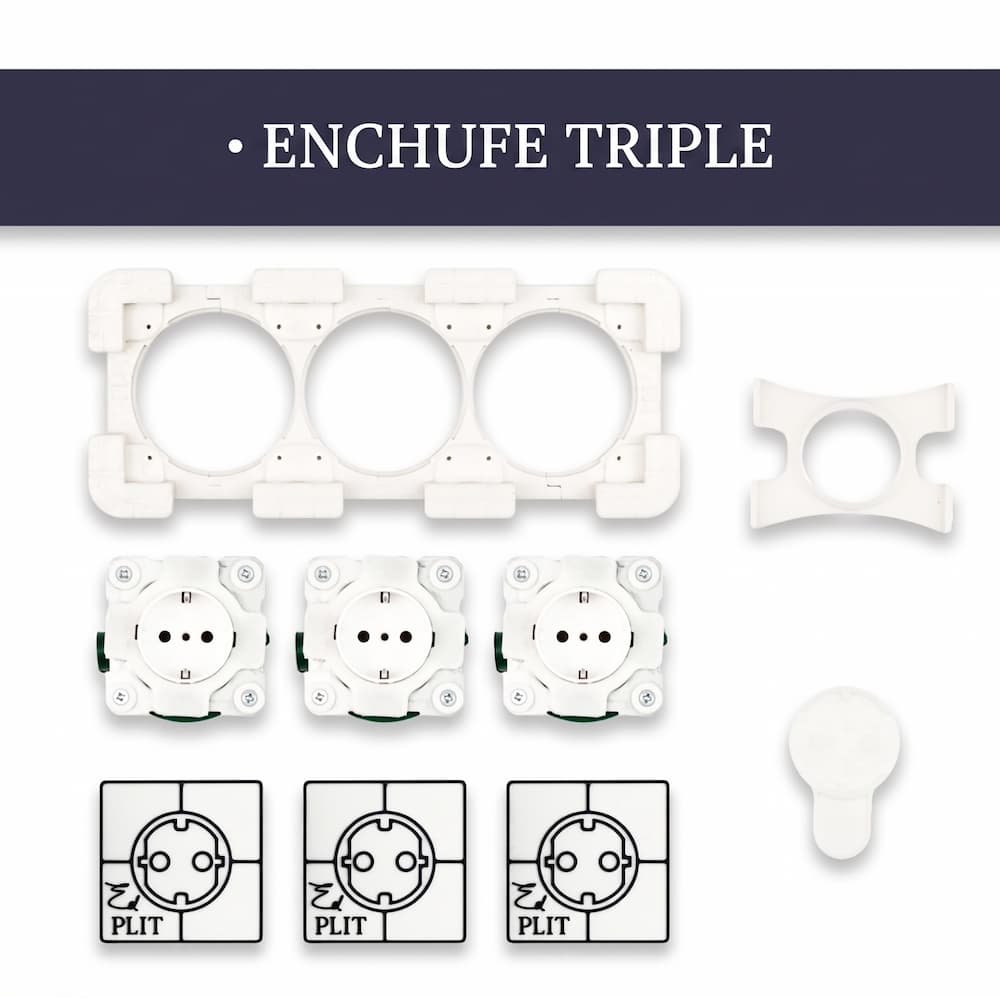 Marco Oculto Triple EDPLIT - Vista frontal